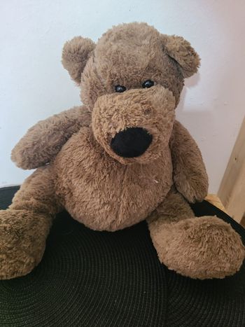 doudou ours marron tissea