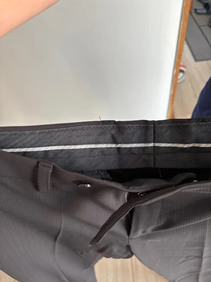 Pantalon de costume noir Brice taille 44 - photo numéro 2