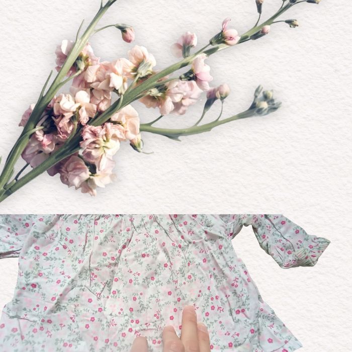 🌸 Chemisier Fleuri bébé fille taille 9 mois - photo numéro 4