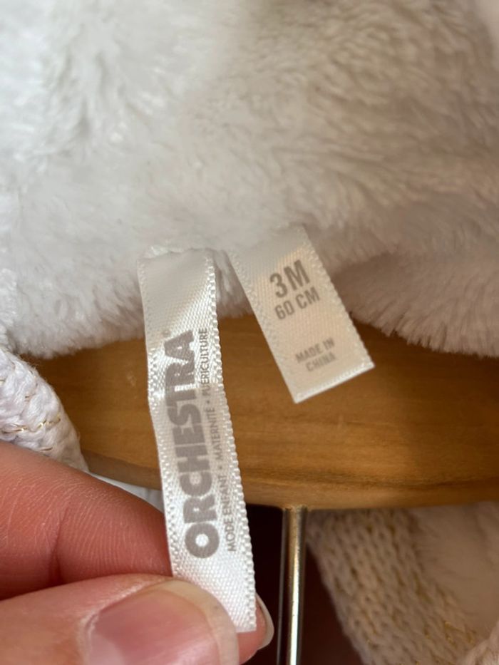 Veste chaude crème 3 mois - photo numéro 5