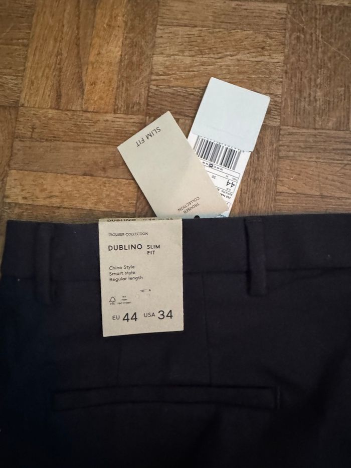 Chino Slim fit bleu foncé - photo numéro 2