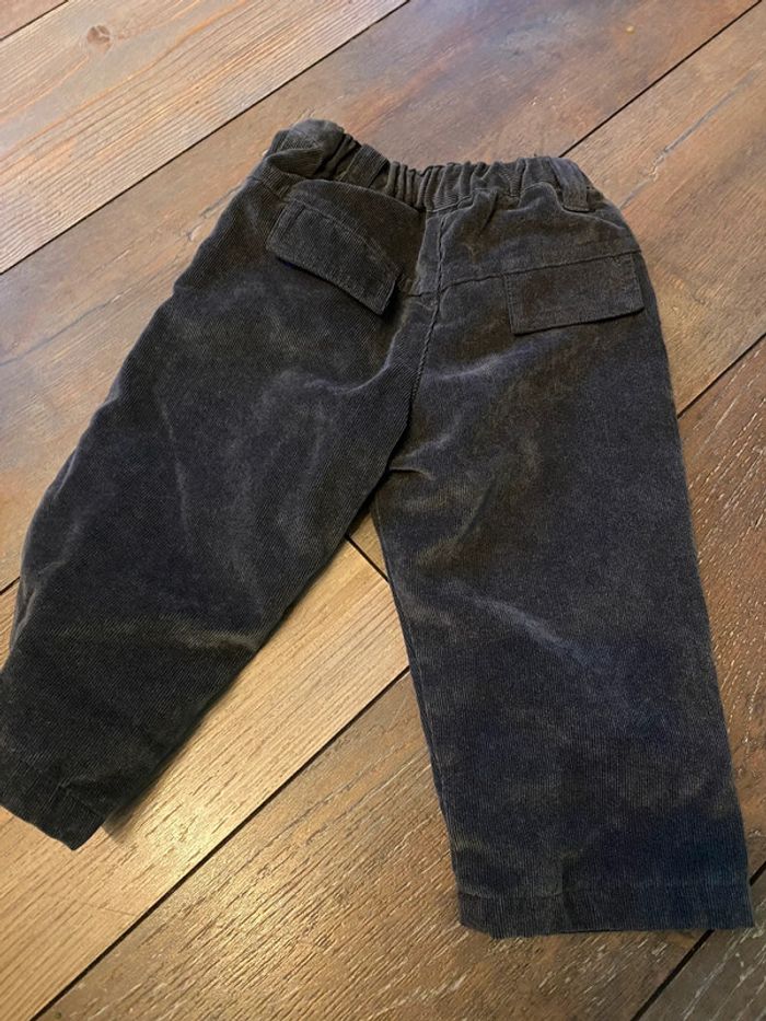 Pantalon gris anthracite 9 mois tutto piccolo - photo numéro 2