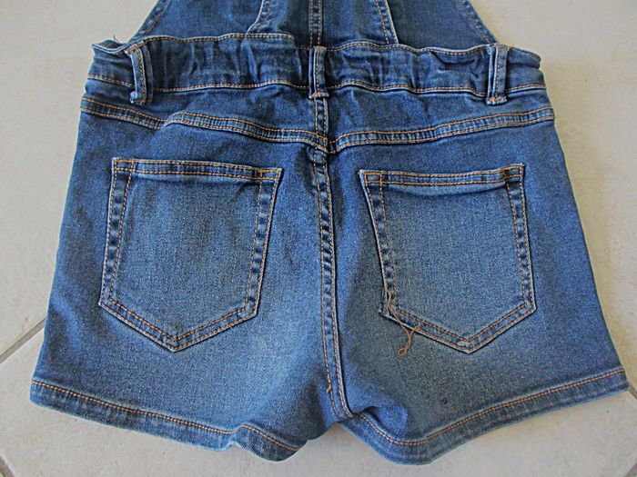 Salopette-short en jean fille Kiabi - 10 ans - photo numéro 6