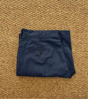 Short cargo bleu marine Aramark pour homme, taille W 38 (48 taille française)