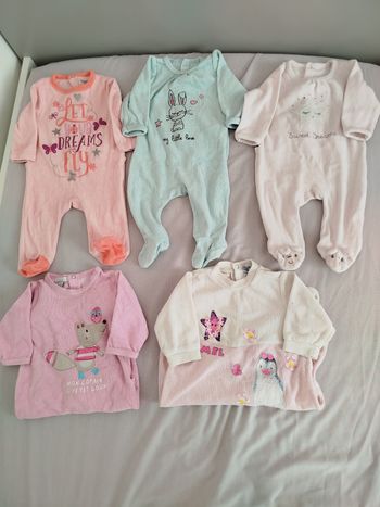 Lot pyjama velours