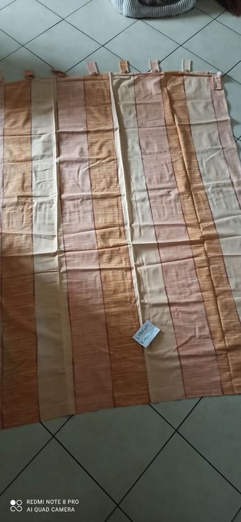 2 rideaux avec embrases