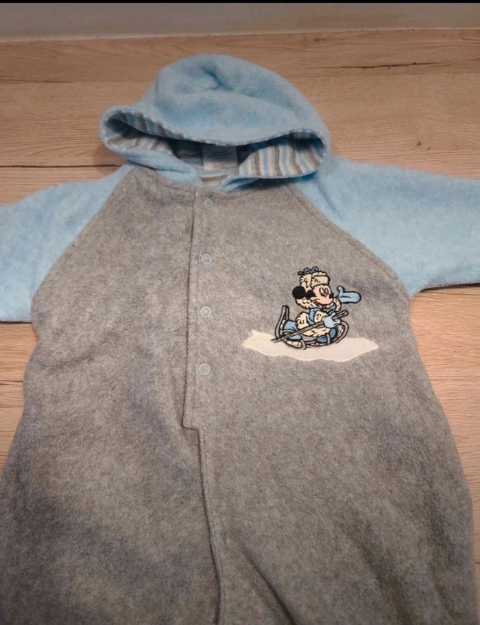 Combinaison combipilote manteau 3/6 mois mickey - photo numéro 2