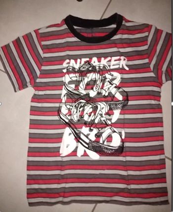 Tee shirt rayé in extenso garçon 10 ans 🔂