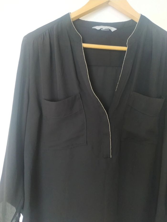 H&M blouse noire taille 40 - photo numéro 3