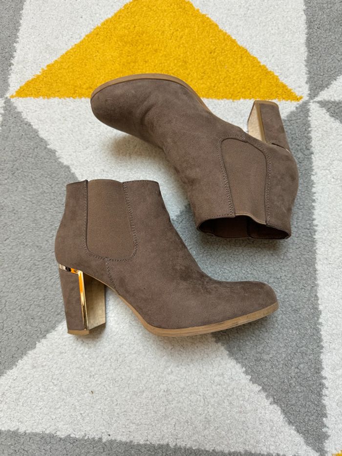 Bottines à talons Grands Boulevards Taille 37 - photo numéro 2