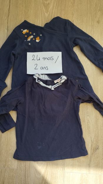 T-shirt manches longues 24 mois