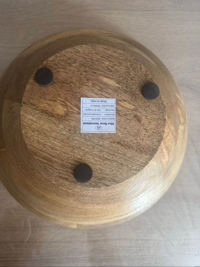 Saladier en bois de manguier - photo numéro 2