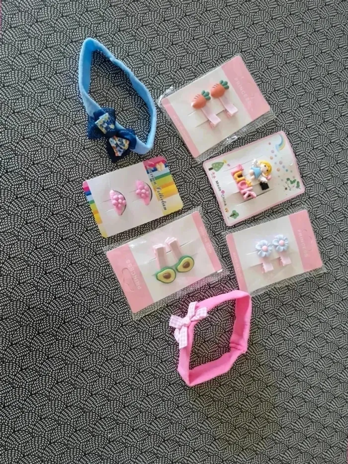 Lot accessoires cheveux bébé