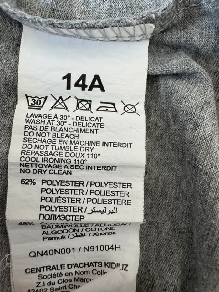 Tee-shirt gris foncé Levi’s Taille 14 ans - photo numéro 5
