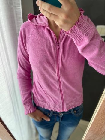 Gilet rose capuche gap