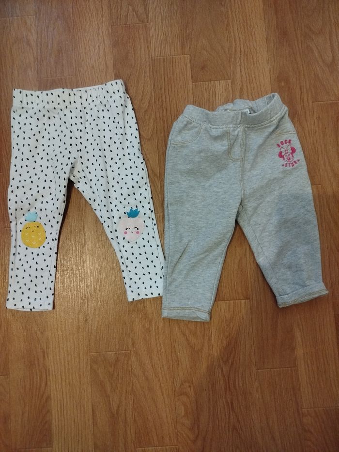 2 legging bébé fille