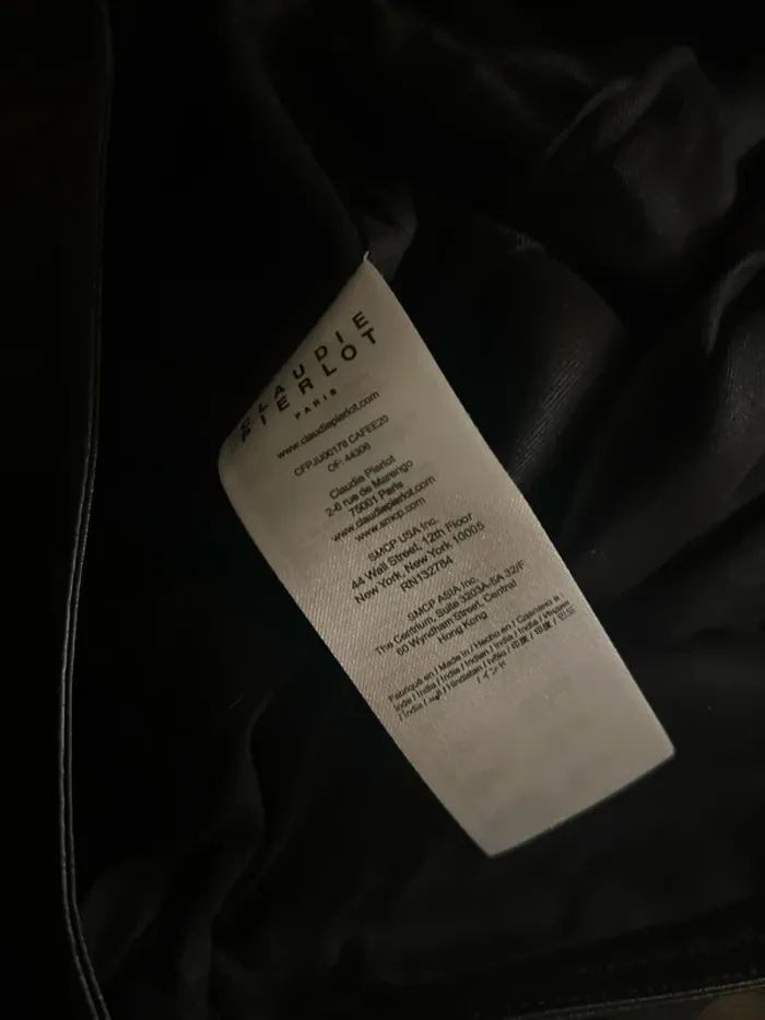 Jupe en cuir Claudie Pierlot - photo numéro 5