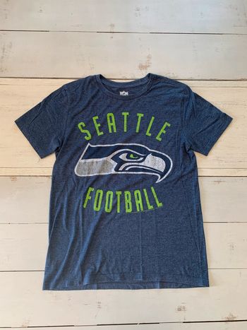 Tee shirt printed unisexe NFL Seahawks Seattle Football 2015 Team apparel