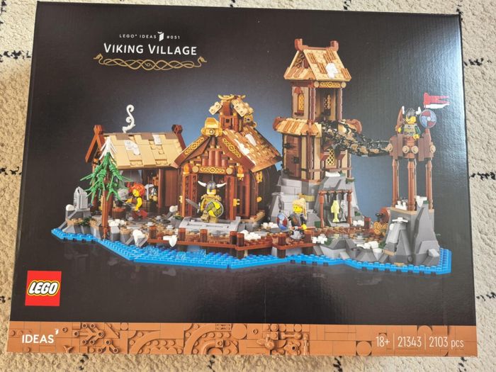 🪓 LEGO Ideas – Viking Village (21343) – Neuf, boîte scellée 🏰