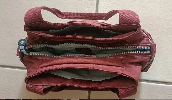 Sac à bandoulière Kipling Bordeaux Multipoches - photo numéro 5