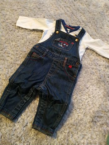 Ensemble Salopette T-shirt Sergent Major