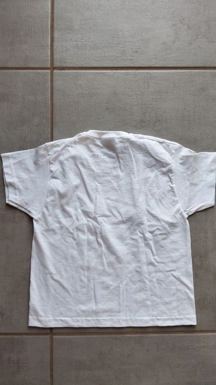 Tee-shirt blanc fruit of the loom taille 3/4 ans - photo numéro 6