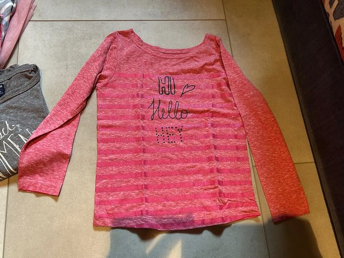 Lot de 2 t-shirts manches longues, 5 ans - photo numéro 2