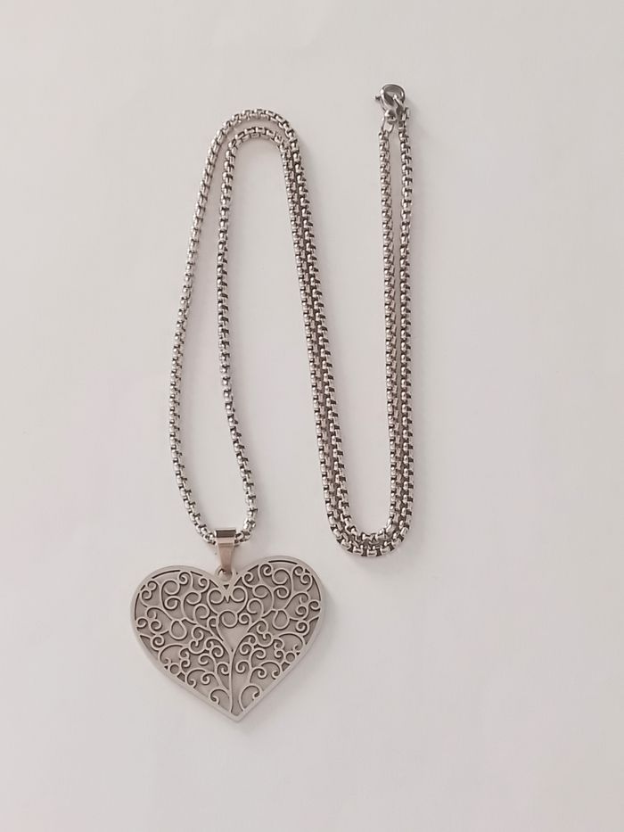 Chaîne + pendentif bohème - photo numéro 2