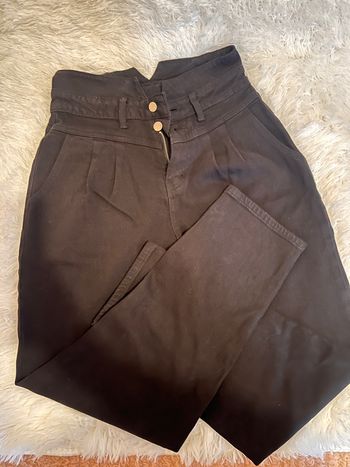 Pantalon taille haute noir