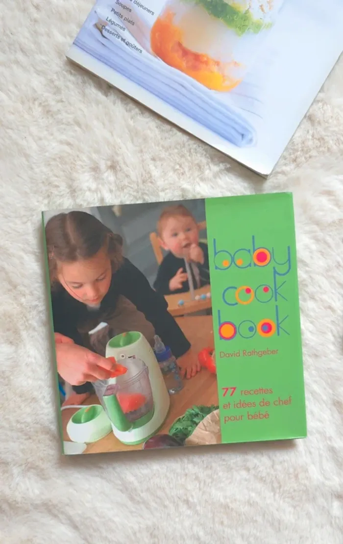 Lot de livres de cuisine pour faire des recettes pour bébé + 1 livres de recettes - photo numéro 2