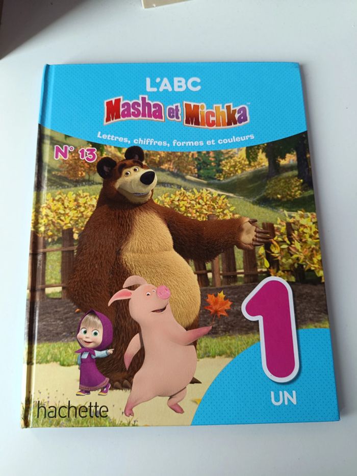 livre l'ABC misha et michka chiffre 1
