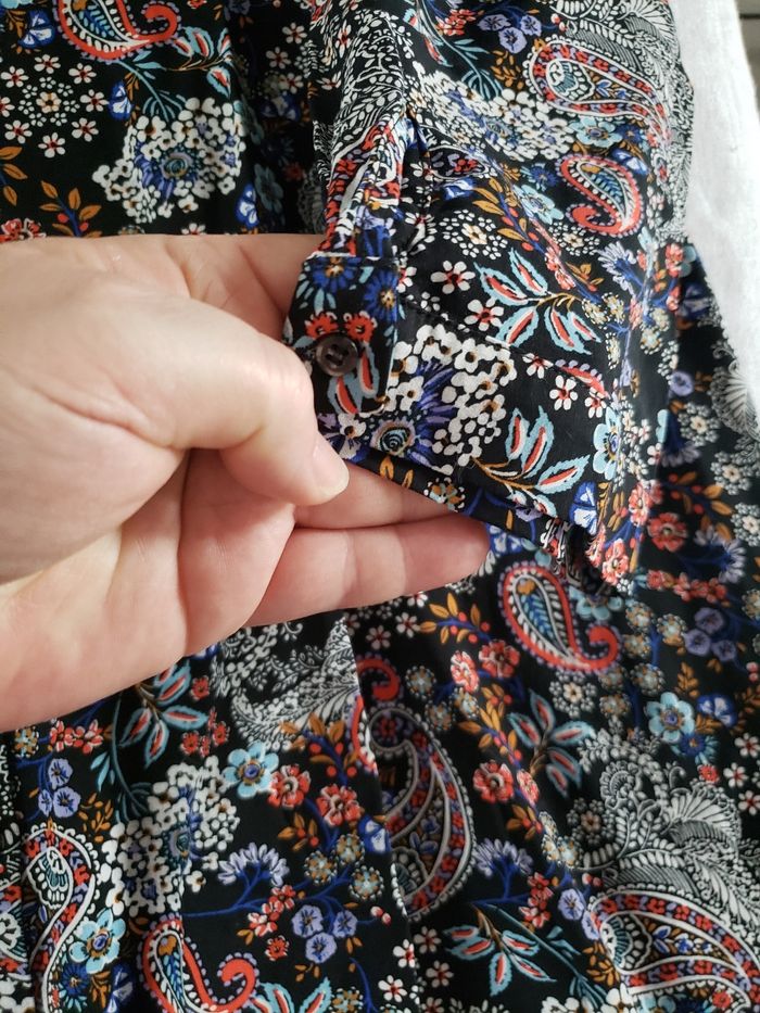 Robe manches 3/4 à motifs - photo numéro 2