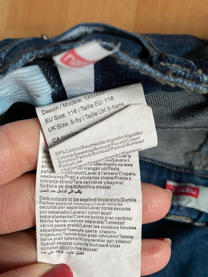 Jeans Stella Kids Reg dnm pant 510 Sup Name It Taille 116 - photo numéro 6