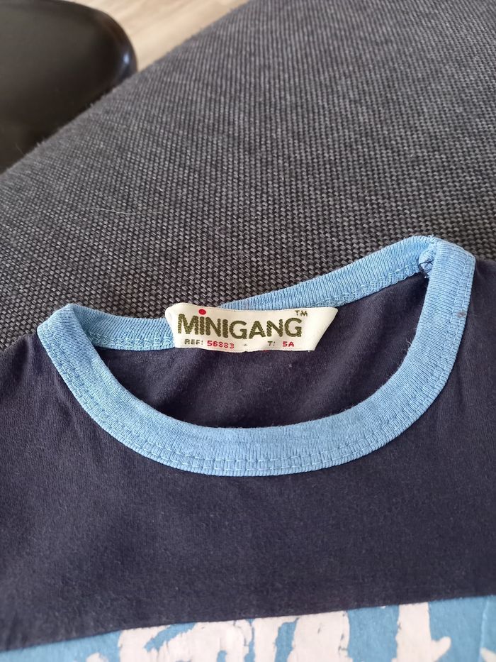 Tee-shirt manches courtes bleu - photo numéro 3