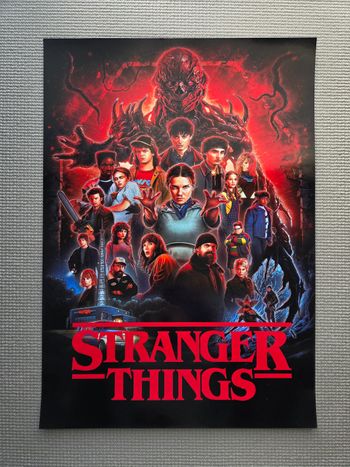 Affiche A3 Stranger Things Saison 5