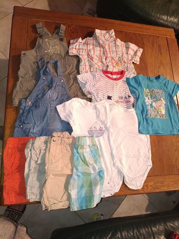 Lot vêtements été garçon
