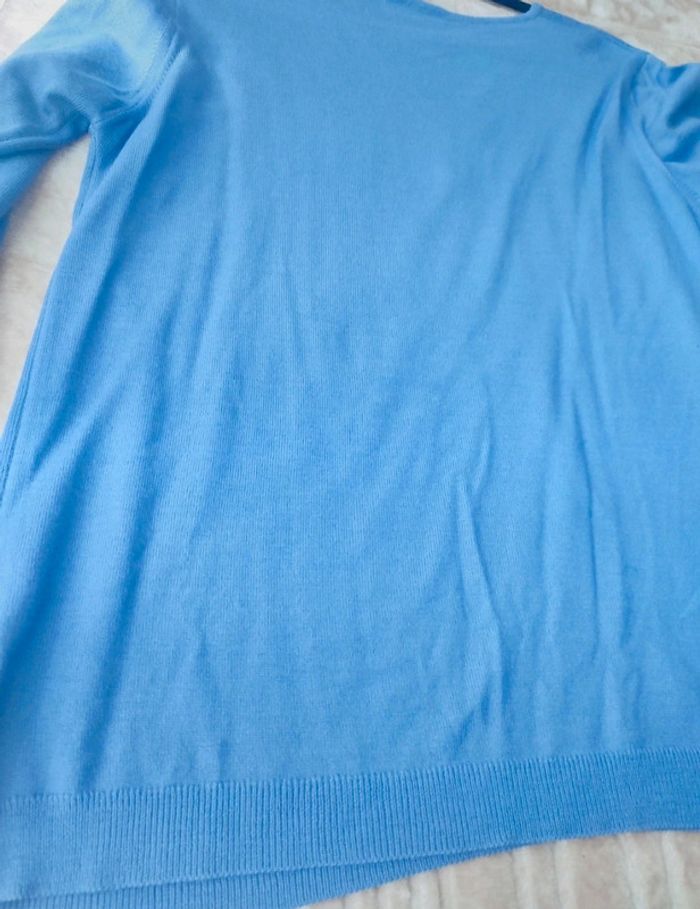 Pull col V laine , Daxon  taille  46/48  daxon - photo numéro 6