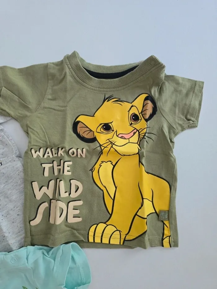 Lot de 3 tee shirt roi lion - photo numéro 5