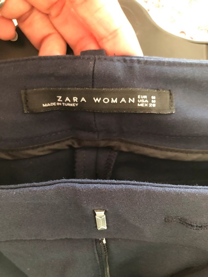 Pantalon Zara marine taille 38 🍂 - photo numéro 7