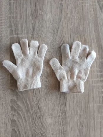 Gants beige fille 2-3 ans