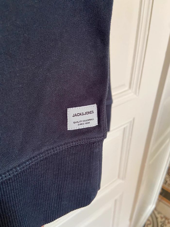 Sweat-shirt Jack&Jones bleu marine taille S/16 ans - photo numéro 6