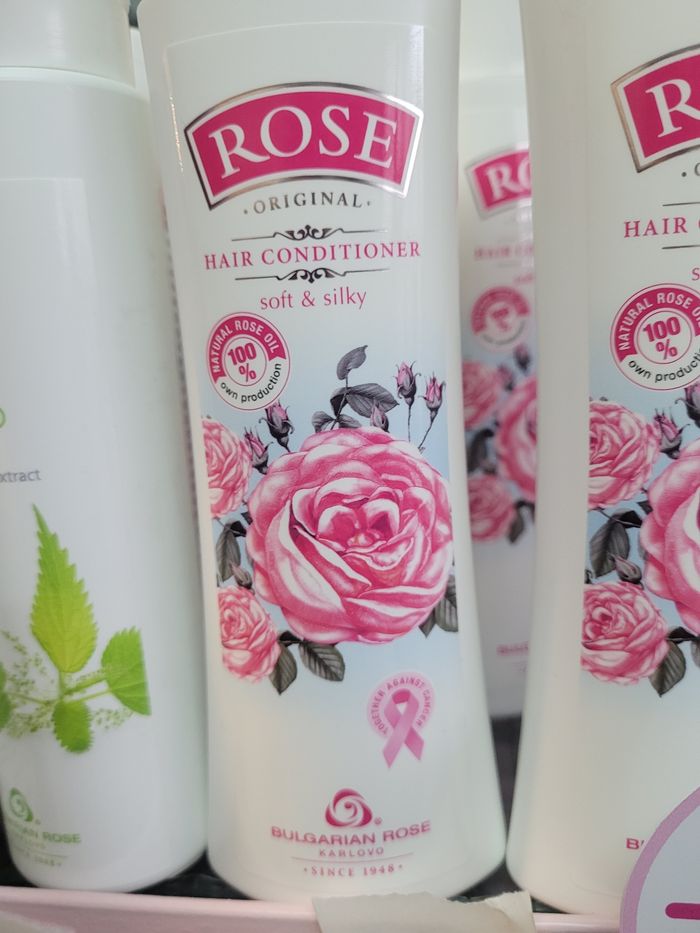 2 apres shampoing  a la rose