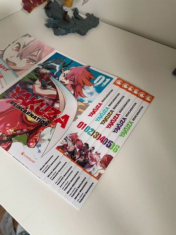 Yakuza Réincarnation jaquettes 1 à 6