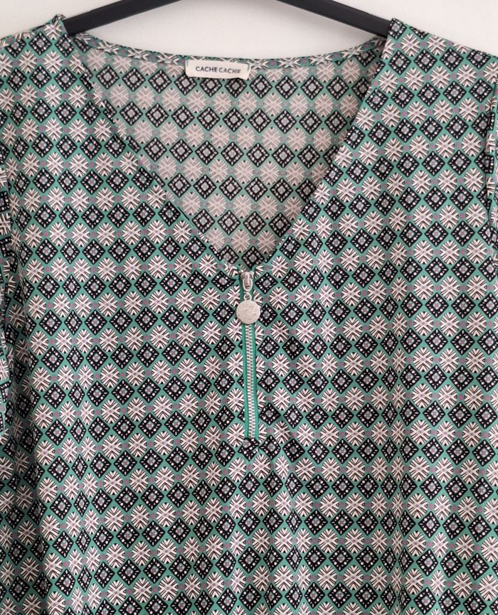 Blouse fluide imprimée - photo numéro 2