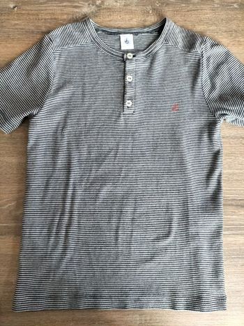 Tee-shirt marinière 10 ans Petit Bateau