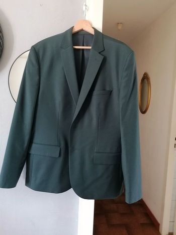 Veste habillé /IZAC/TAILLE 46 /vert foncé en laine 