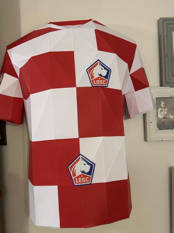 Maillot de foot LOSC pour décoration murale