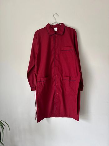 🥼 blouse de travail - bordeaux - Daxon- taille S neuf sans étiquette