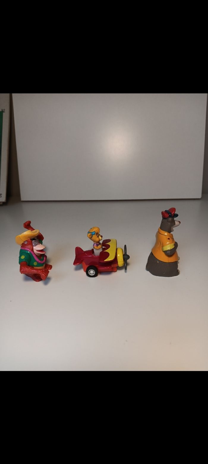 Lot figurines vintage Disney talespin superbaloo taille 8cm pour la plus grande - photo numéro 4