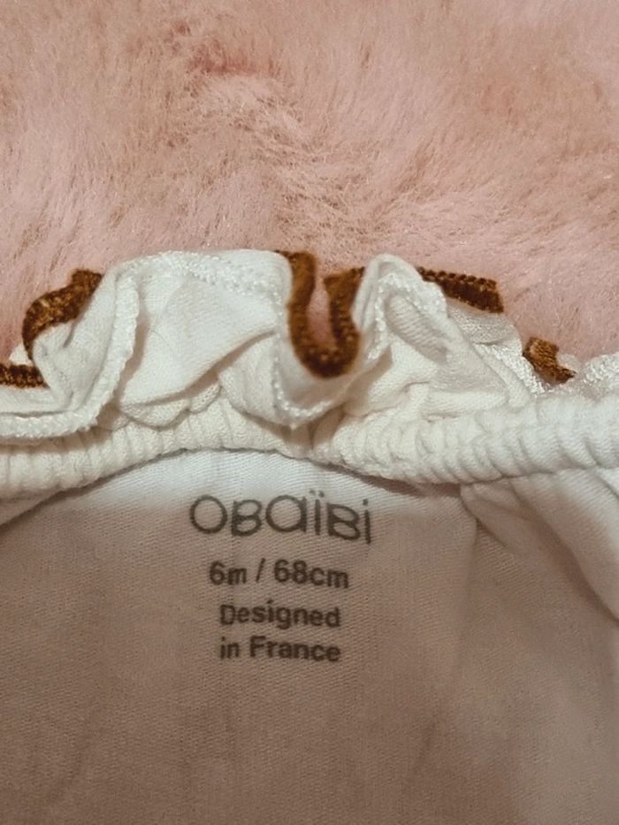 Haut manches longues - 6mois - obaibi - photo numéro 2